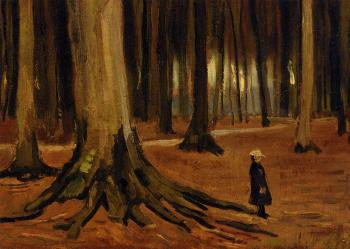 Vincent Van Gogh : Girl in the Woods